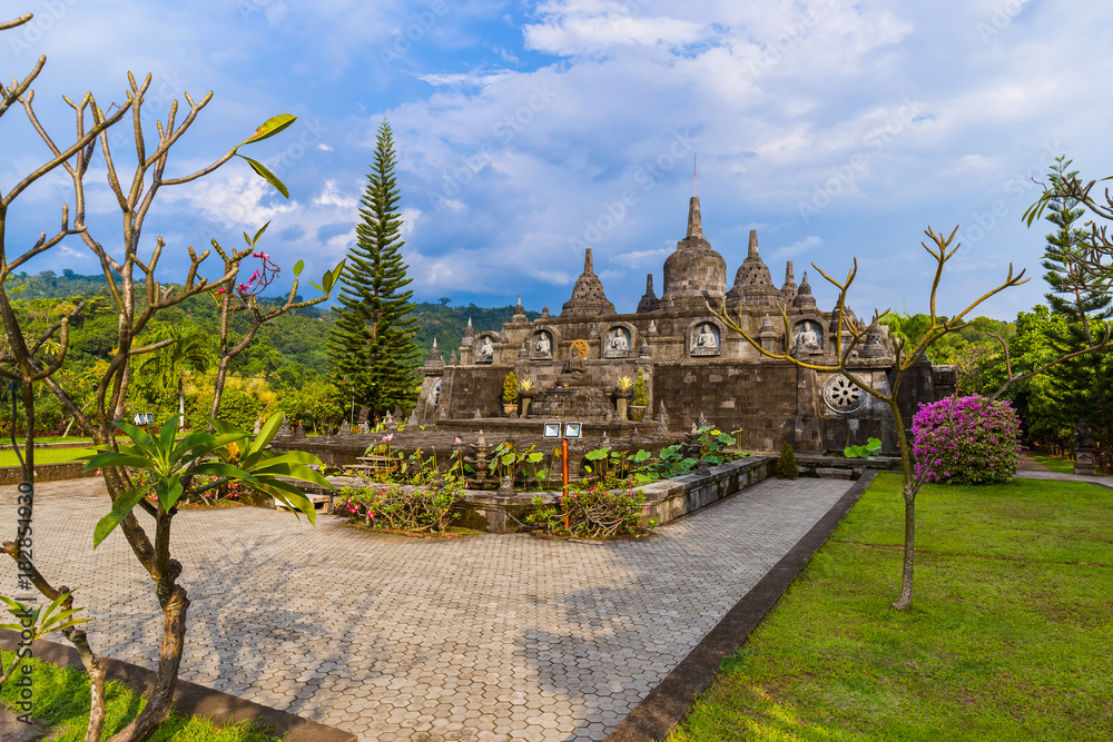 Buddhist temple of Banjar - island Bali Indonesia