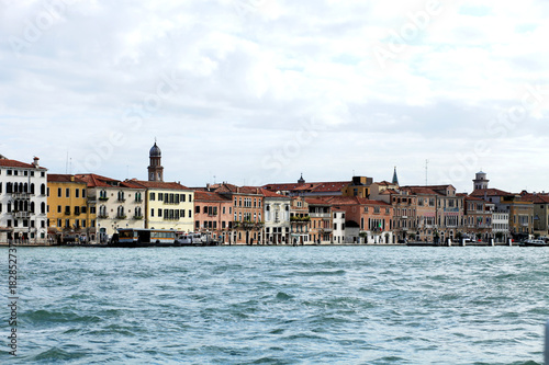 Venetian houses along Grand Canal