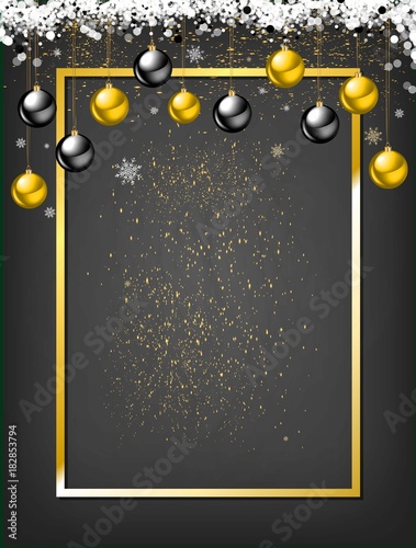 Merry Christmas and happy new year Poster