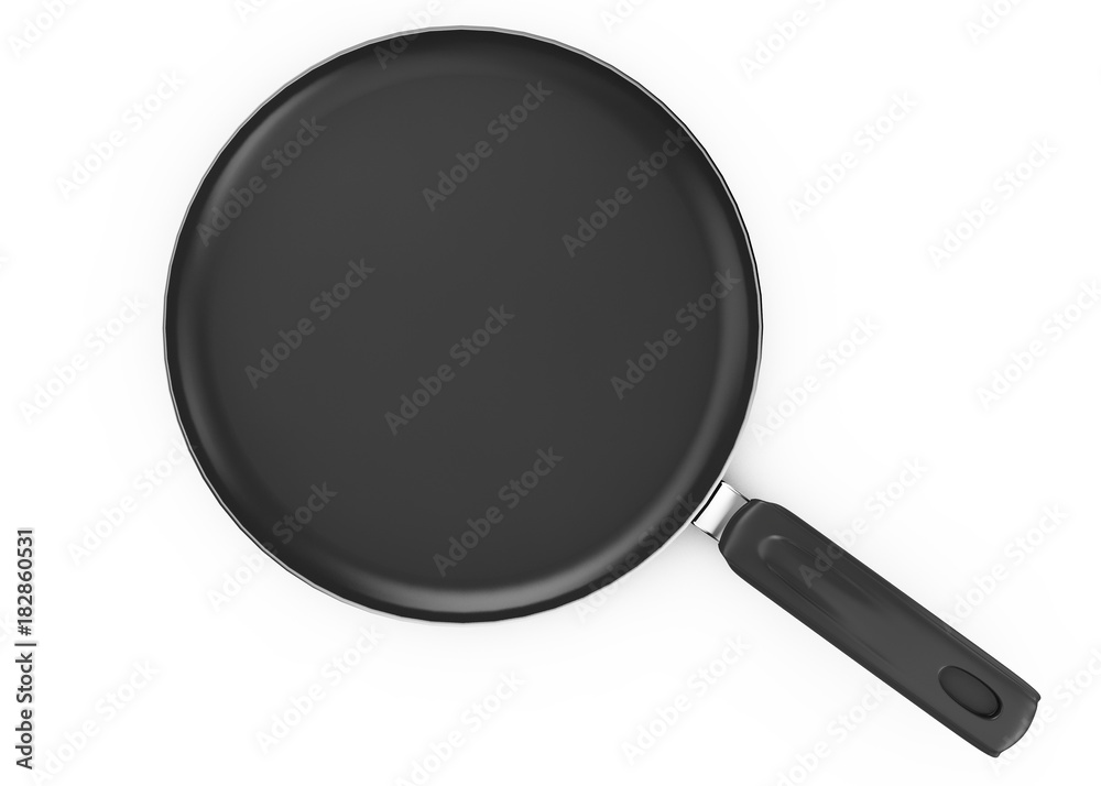 3d render of pan on white background 3d render of pan on white background