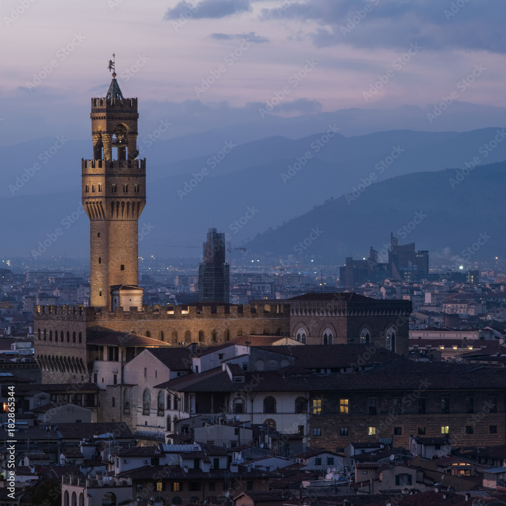 Tower of Palazzo Vecchio,Florence