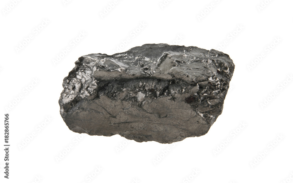 coal isolated on white background