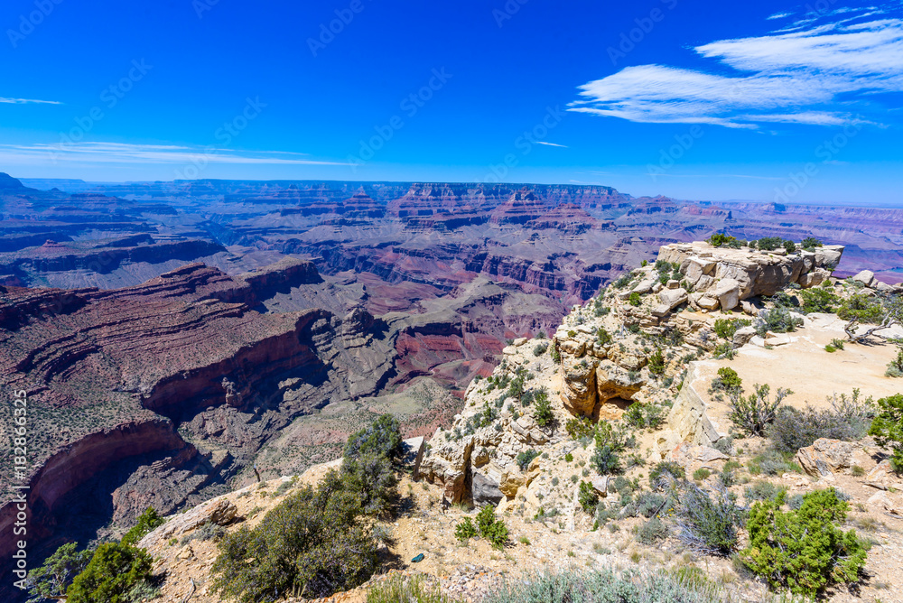 Moran View Point at Grand Canyon National Park, Arizona, USA