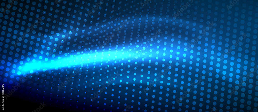 Neon light effects, particles Neon light effects, particles