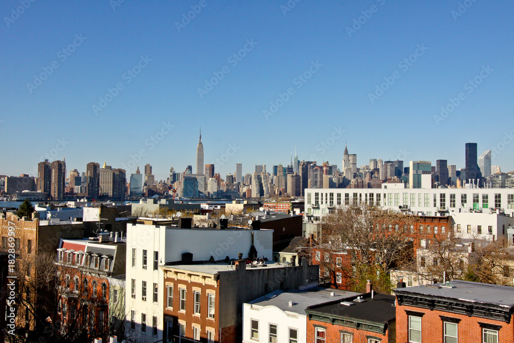 Brooklyn Skyline - obrazy, fototapety, plakaty 