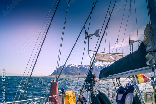 Iceland: sailing along the snow coast