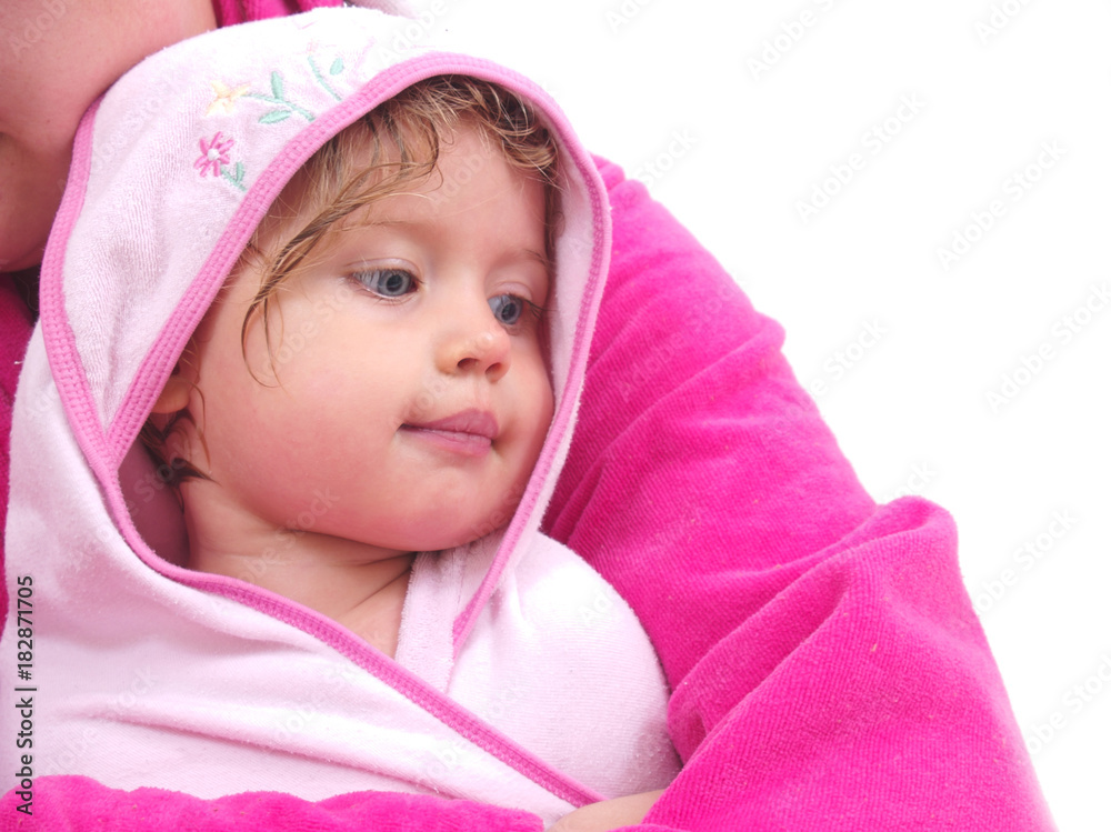Little girl after bath Little girl after bath