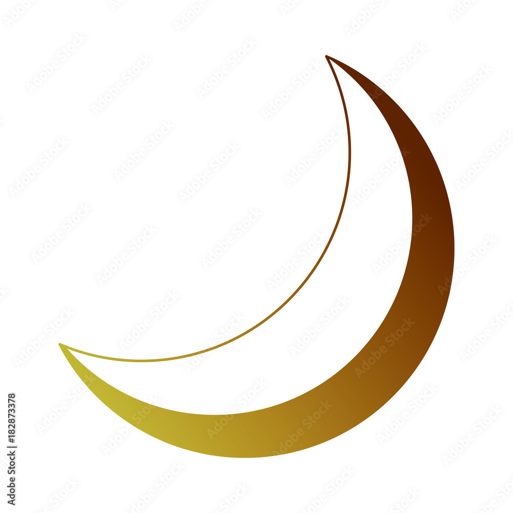 half moon night celestial natural image vector illustration half moon night celestial natural image vector illustration