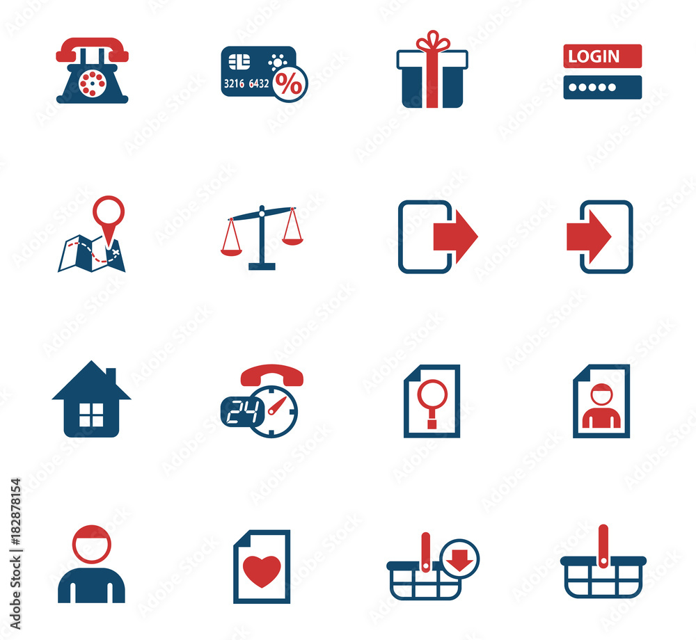 e-commerce interface icon set e-commerce interface icon set