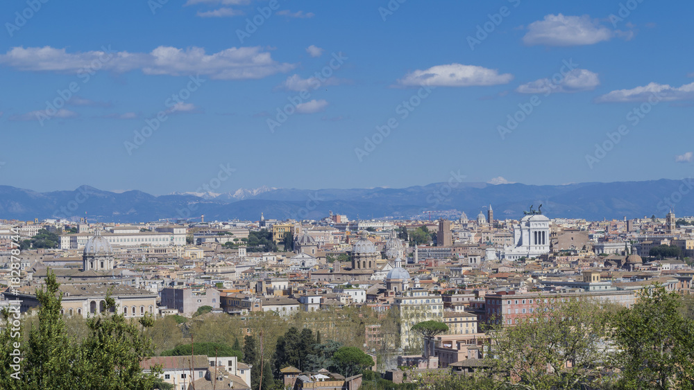 Roma, panorama Altare della Ptria