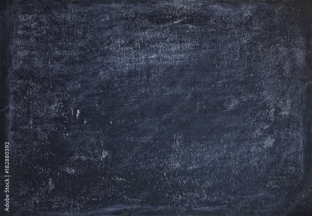 Texture of dark chalkboard. Black vintage background