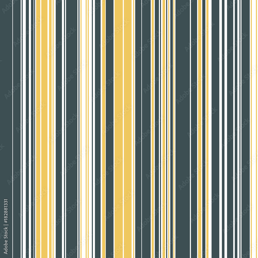 Retro Color Straight Vertical Variable Width Stripes