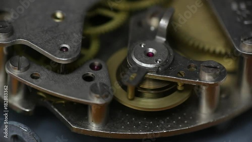 Wallpaper Mural Cogwheels Of Retro Clockwork Mechanism Macro Torontodigital.ca