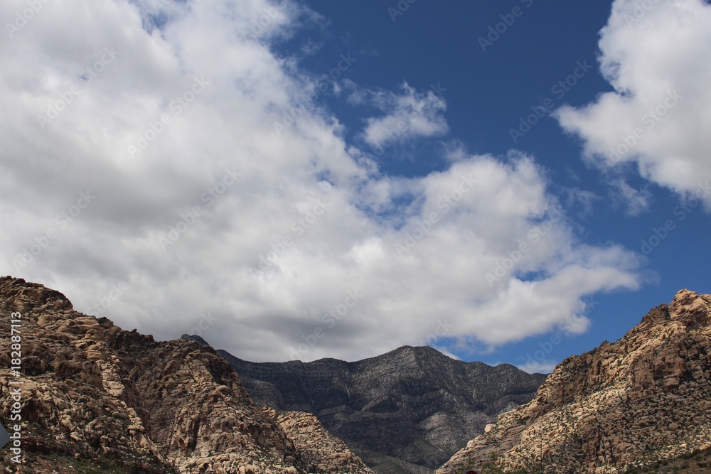 Sky and mountain Sky and mountain