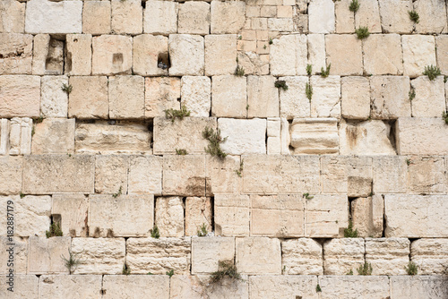 Wailing Wall (Kotel, Western Wall) useful for background. Jerusalem, Israel.