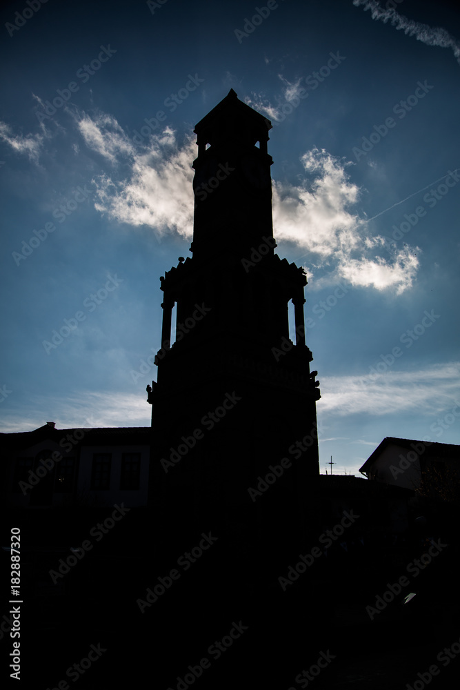 Clock Tower silhouette