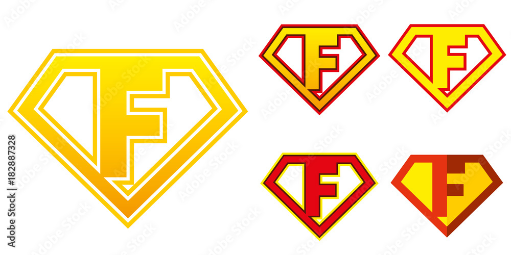Super hero Logo Letters Superhero Alphabet Super hero Logo Letters Superhero Alphabet
