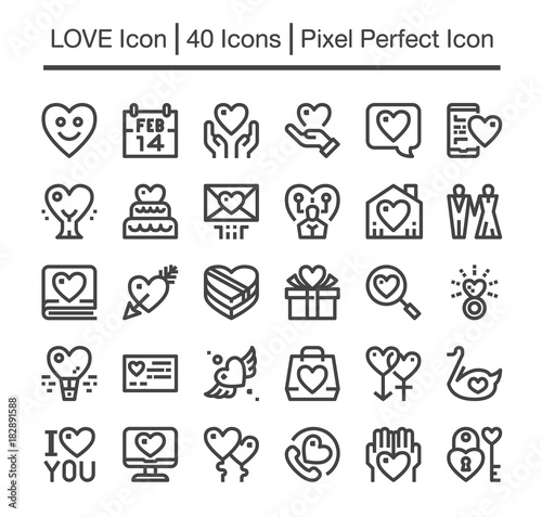love line icon,editable stroke,pixel perfect icon