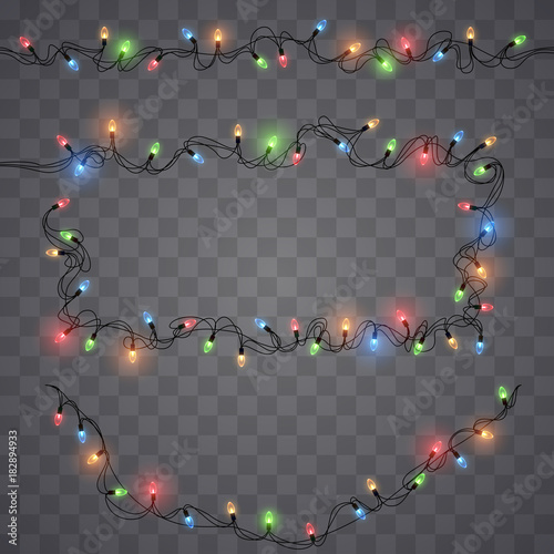 Realistic glowing lights
