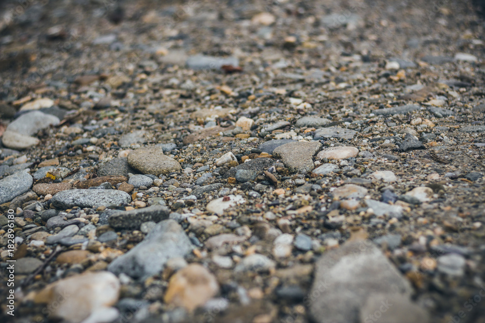 Detail of country road texture with rocks and dirt Detail of country road texture with rocks and dirt