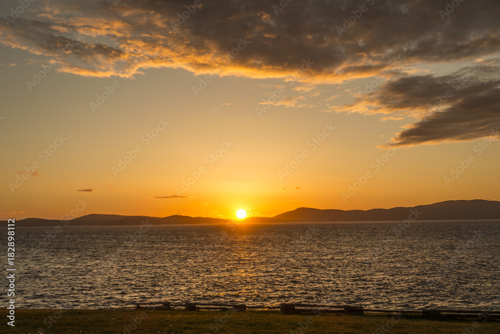 Anacortes Fidalgo Island Sunset