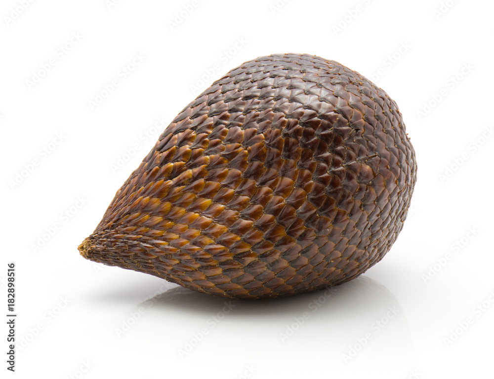 Salak isolated on white background.