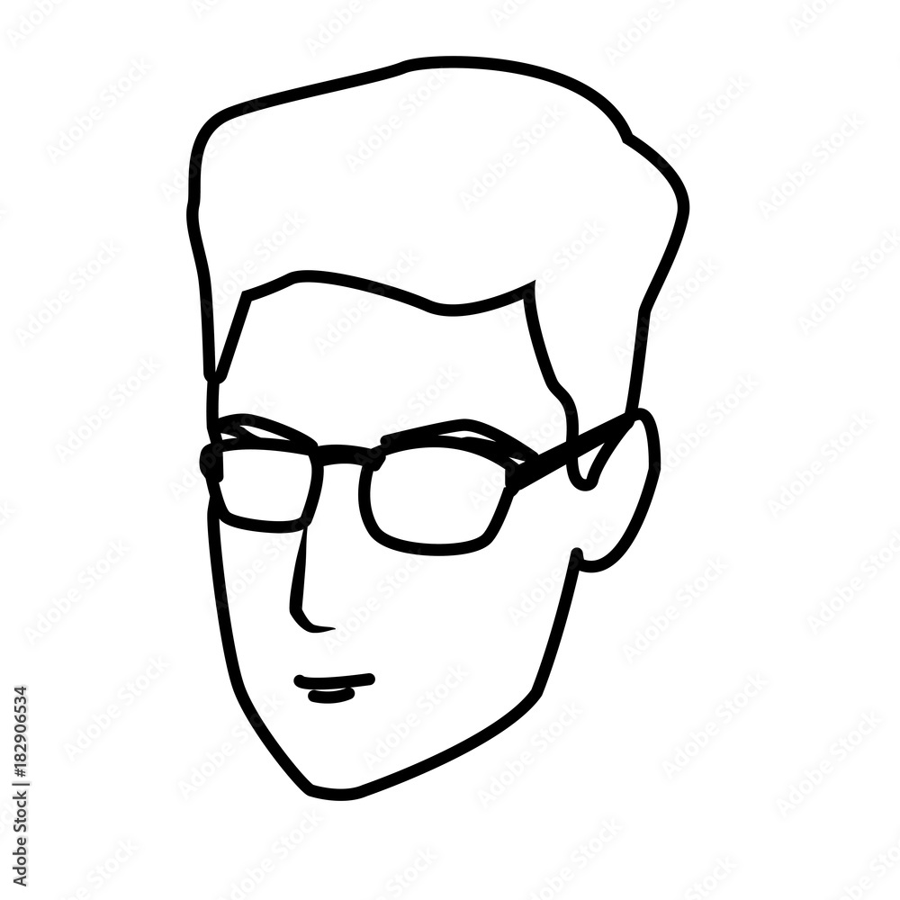 Young man face with sunglasses icon vector illustration graphic design Young man face with sunglasses icon vector illustration graphic design