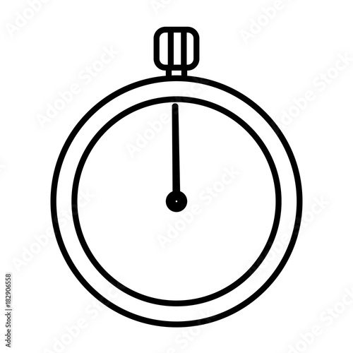Old vintage chronometer icon vector illustration graphic design