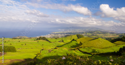 Landscape in Sao Miguel Island, Azores, Portugal