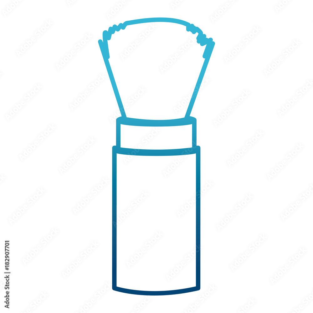 Brush make up icon vector illustration graphic design