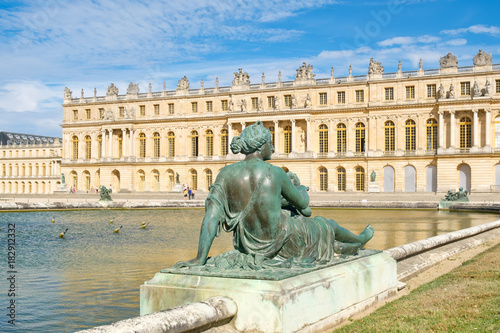 The royal Palace of Versailles near Paris in France