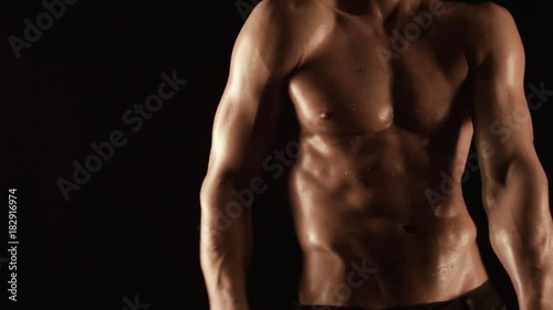 Sexy torso of young man