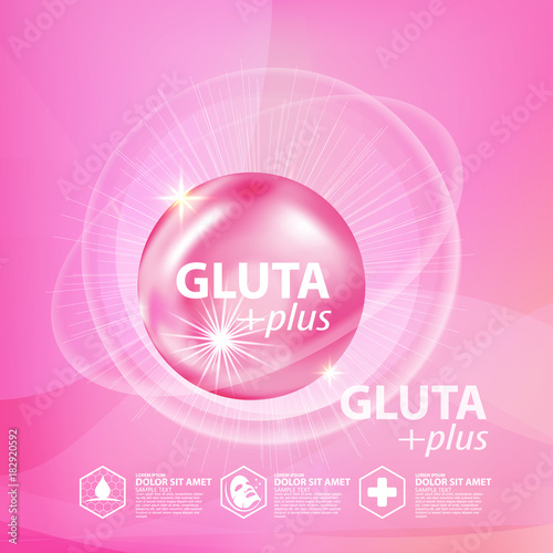 Gluta collagen Serum Skin Care Cosmetic