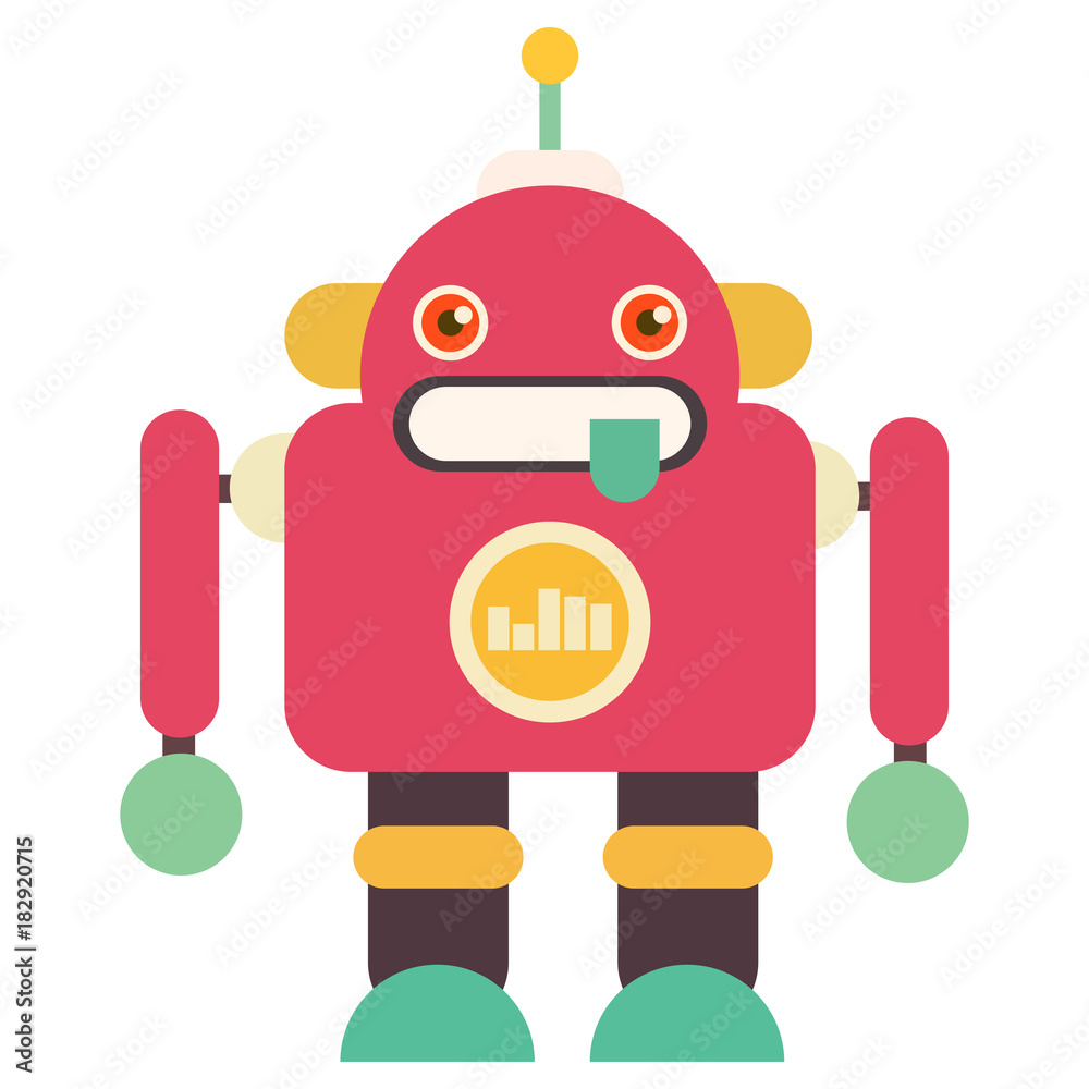 Naklejka premium robot