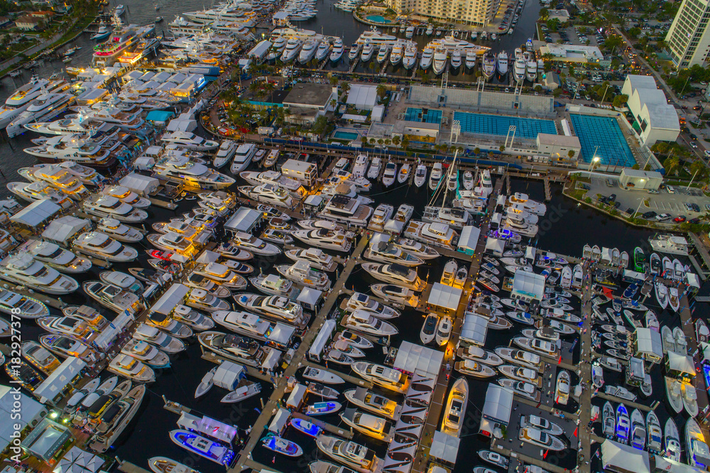 luxury superyachts Fort Lauderdale Boat Show international event venue