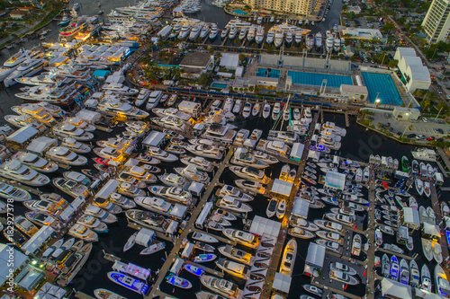 luxury superyachts Fort Lauderdale Boat Show international event venue © Felix Mizioznikov