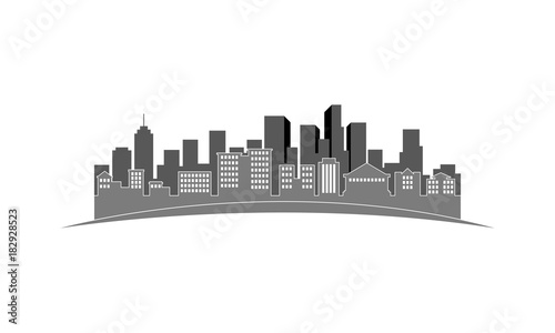 The shadow of city logo © nura