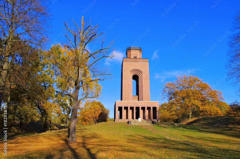 Burg Bismarckturm - Burg Bismarck tower in Spree forest