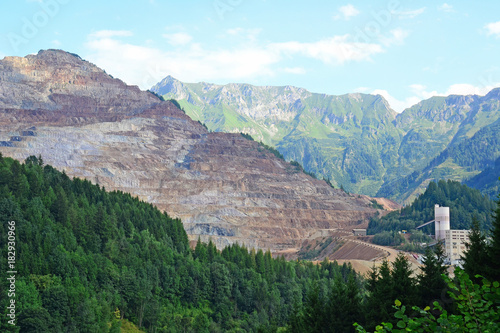 Quarry on the mountain near Kainach  Austria