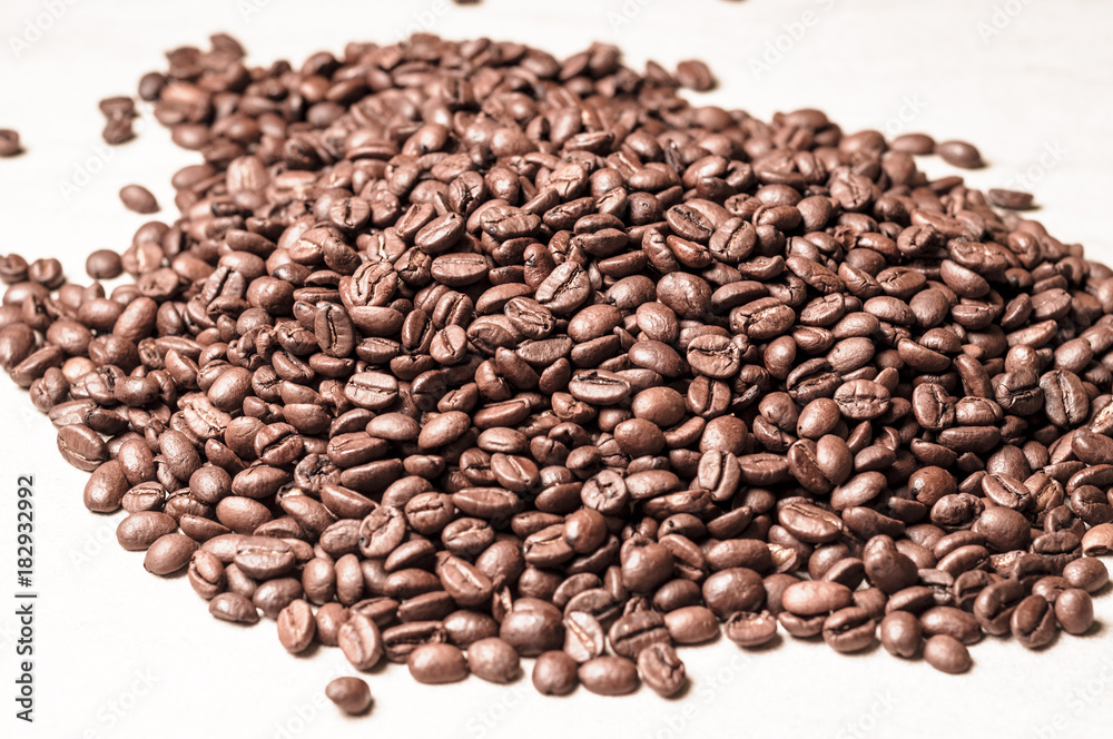 fresh coffee beans. fresh coffee beans.