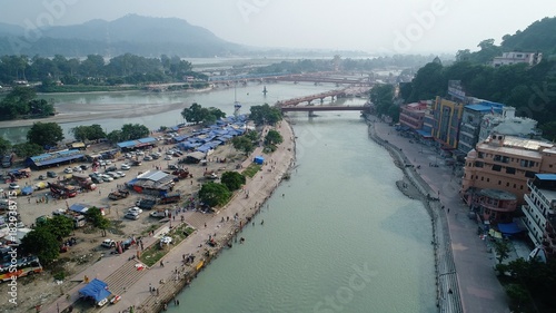 Inde Uttarakhand Haridwar vu du ciel