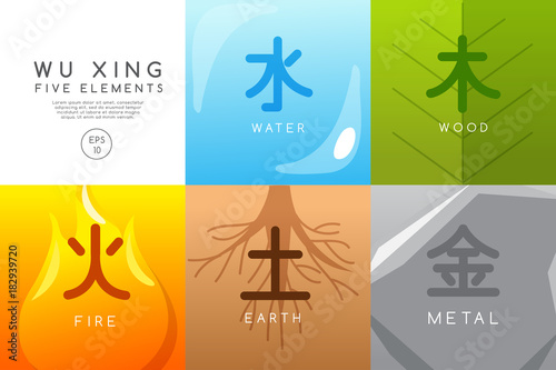 Chinese Five Elements : Vector Illustration