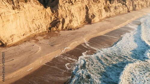 Aerial view of California Coastline along the Big Sur