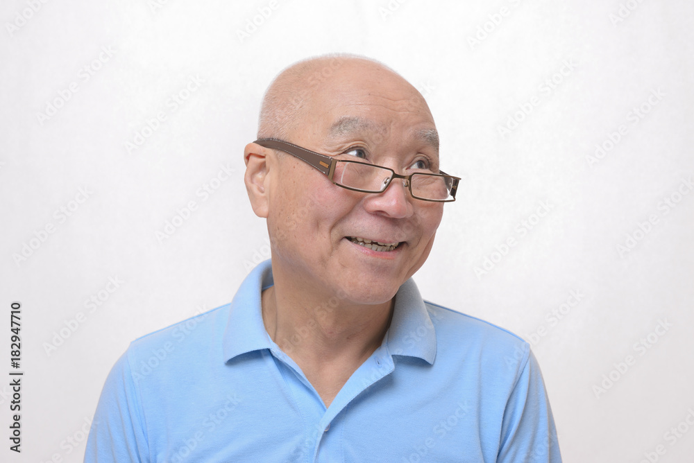 笑顔の日本人シニア 笑顔の日本人シニア