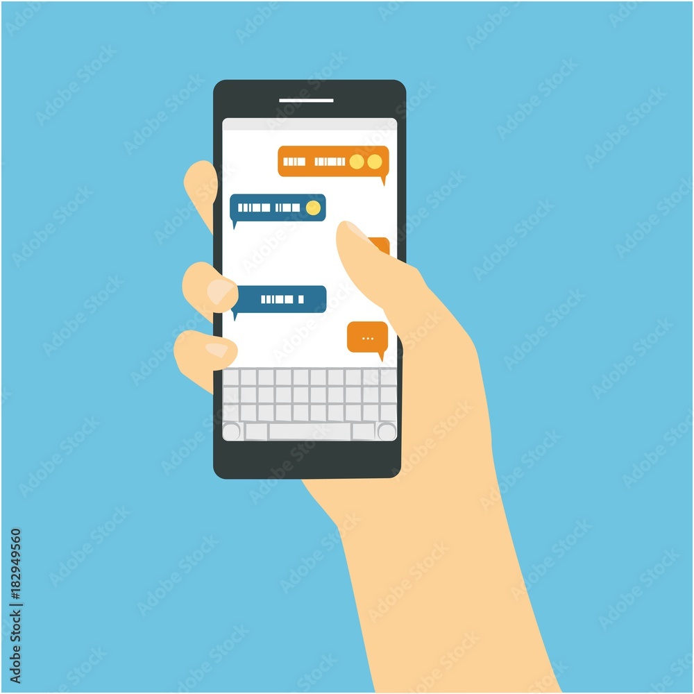 Smartphone in hand. concept of mobile application. Smartphone in hand. concept of mobile application.