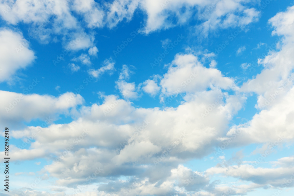 Clouds in the blue sky, natural background Clouds in the blue sky, natural background