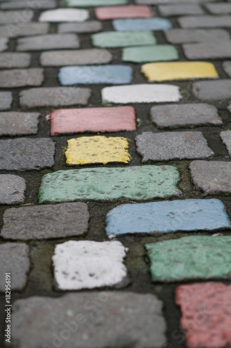 Buntes Pflaster