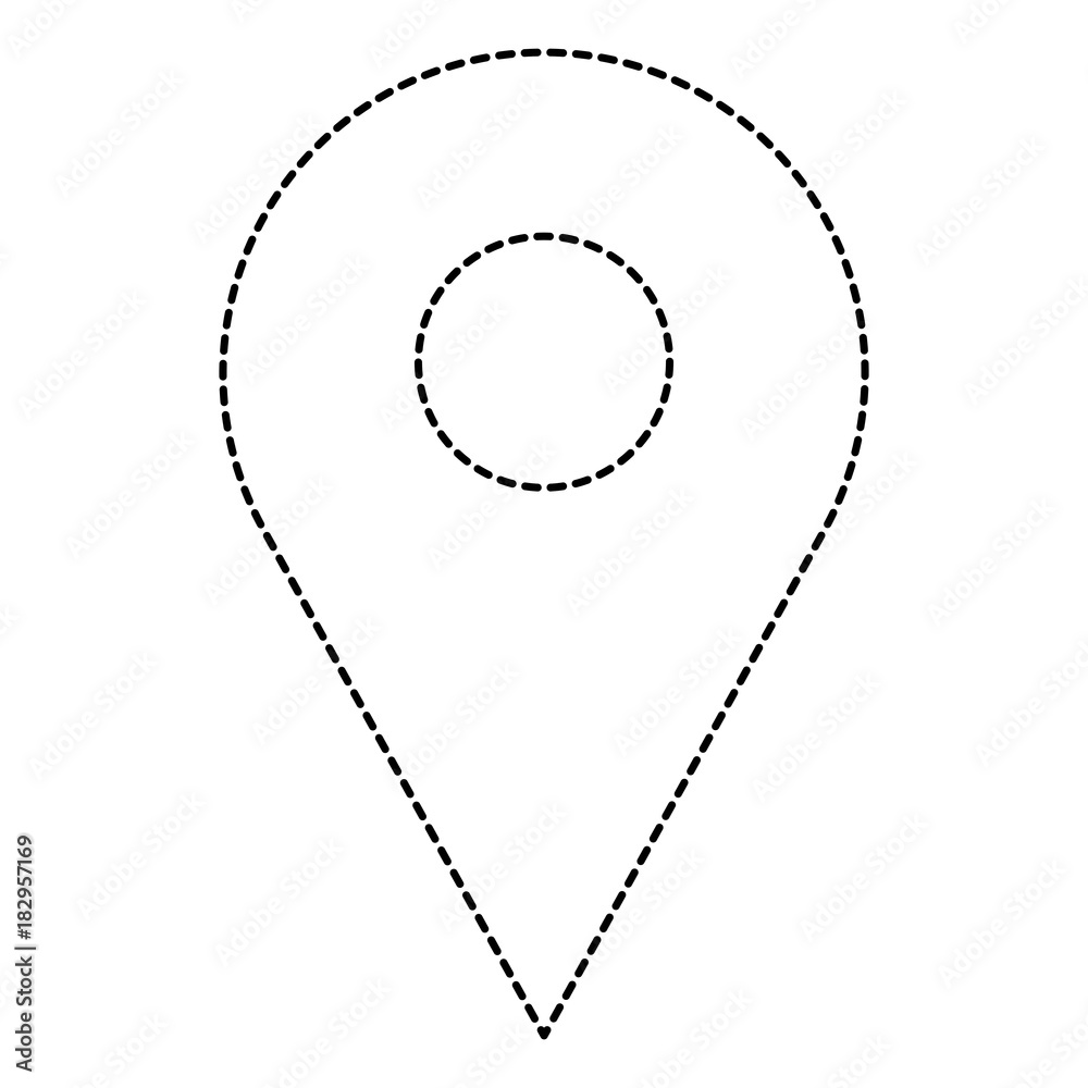 pin pointer location icon vector illustration design pin pointer location icon vector illustration design
