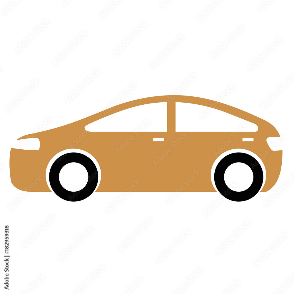 modern car isolated icon vector illustration design