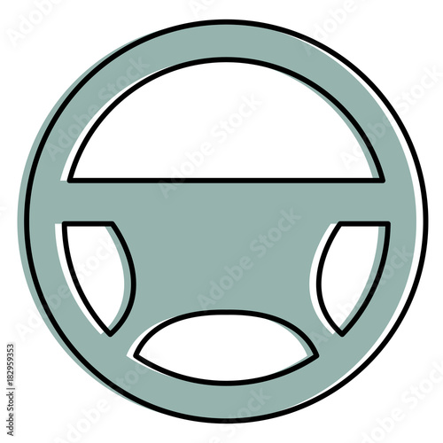 Free Download steering wheel isolated icon vector illustration design - GFXLoad